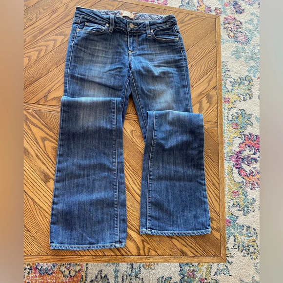 Paige Laurel Canyon Low Rise Bootcut Jeans, size 27 - Picture 2 of 4